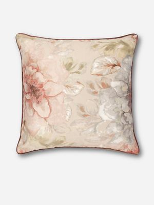 Moody Bloom Scatter Cushion Pink 60x60cm