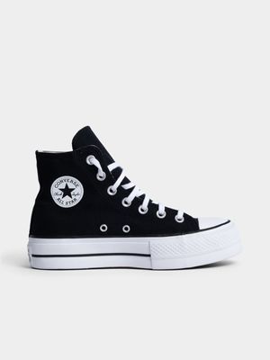 Women's Converse Chuck Taylor All Star Canvas Platform Black Sneaker