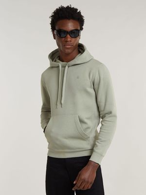 G-Star Men's Premium Core Hooded Green Sweater