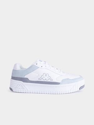 Womens Kappa Ayce White/Blue Sneaker