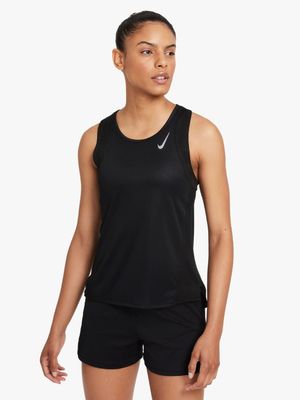 Womens Nike Fast Dri-Fit Black Tank Top