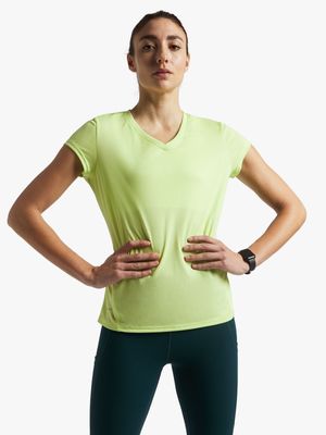 Womens TS Dri-Tech Yellow Active Tee