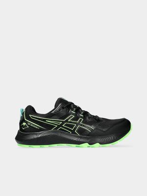 Mens Asics Gel-Sonoma 7 Black/Green Trail Running Shoes