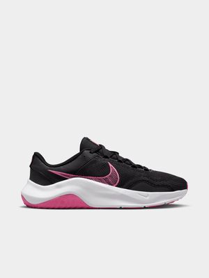 Womens Nike Legend Essential 3 Black/Pink Training Shoes