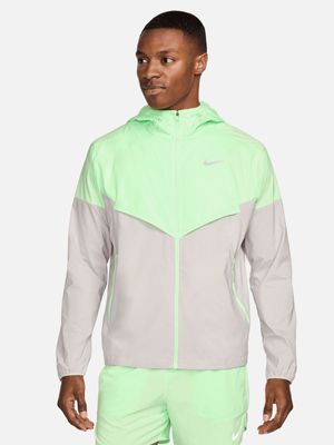Mens Nike IMP Light Windrunner Green/Stone Jacket