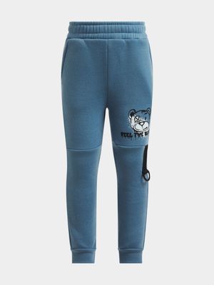 Jet Younger Boys Blue Teddy Active Pants