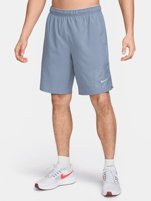 Mens Nike Dri-Fit Challenger 9 Inch Unlined Steel Blue Shorts
