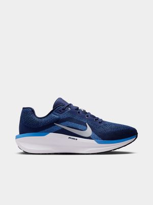 Mens Nike Air Winflo 11 Navy/White/Blue Running Shoes