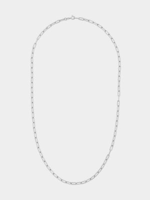 Icon Male Paperclip Chain 60cm Silver