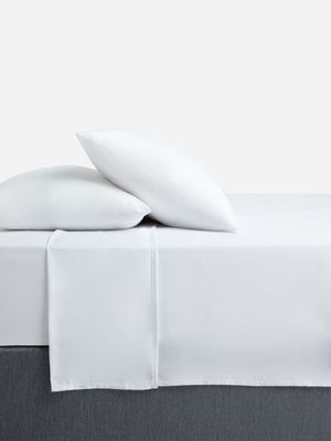 Jet Home White Soft Touch Flat Sheet