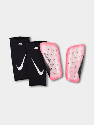 Nike Mercurial Lite Soccer Black/Pink Shin Guards