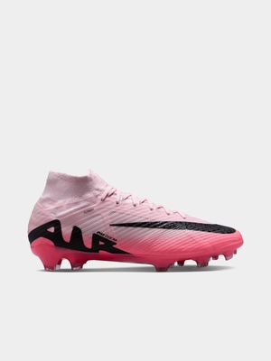 Mens Nike Mercurial Superfly 9 Elite FG Pink/Black Soccer Boots