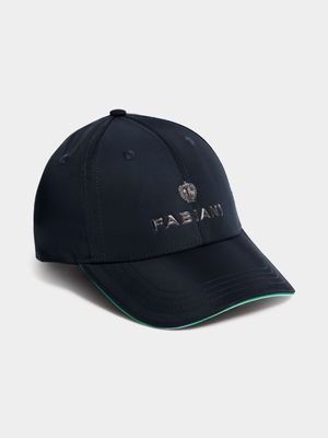 Fabiani Men's Sport Lux Navy Peak Cap