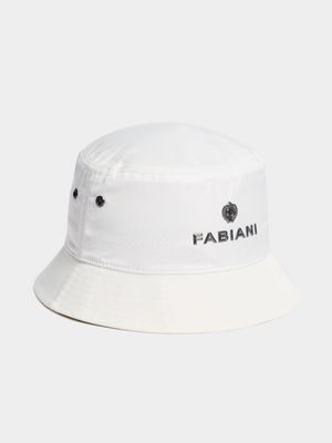 Fabiani Men's Sport Lux White Bucket Hat