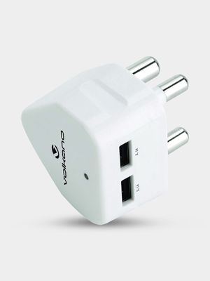 Volkano Current series Double USB wall charger wit