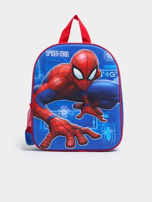 Jet Kids Blue/Red Spiderman School Bag