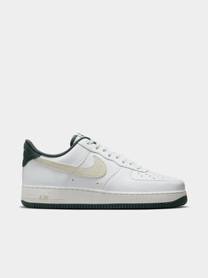 Nike Men's Air Force 1 Low White/Green Sneaker