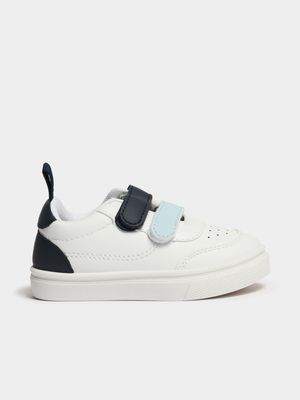 Jet Toddler Boys Blue/White Court Sneaker