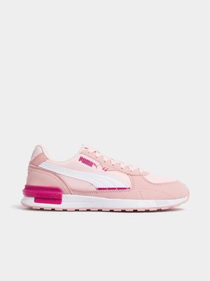 Junior Puma Graviton Pink/White Sneaker