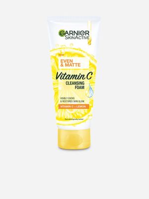 Garnier Even & Matte Vitamin C Cleansing Foam 100ml
