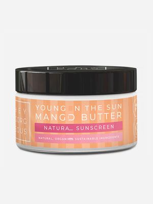 Hey Gorgeous  Young In The Sun Mango Butter Natural Sunscreen
