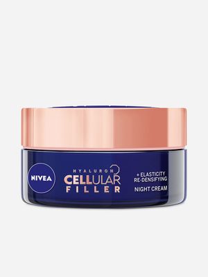 Nivea Hyaluron Cellular Filler Night Cream Elasticity Re-Densifying with Collagen & Elastin Booster 50ml