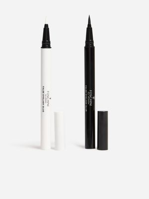 Foschini All Woman Duo Pack Clear and Black Lash Glue Liner