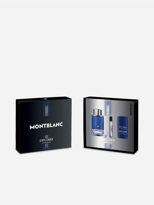 Montblanc Explorer Ultra Blue Gift set
