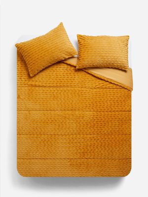 Jet Home Chai Tea Ribbed Comforter Set 230x200