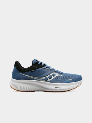 Mens Saucony Ride 16 Blue/Silver Running Shoes