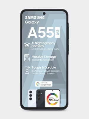 Samsung Galaxy A55 5G Dual Sim and 15GB + 6GB Free Me Telkom Sim