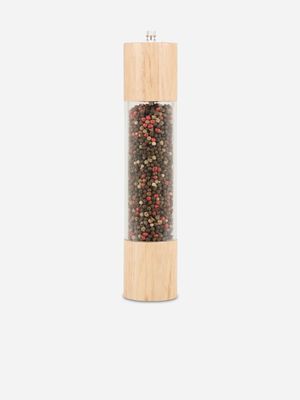bamboo mixed peppercorn filled grinder 30cm