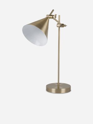 utility cone brushed brass 55cm