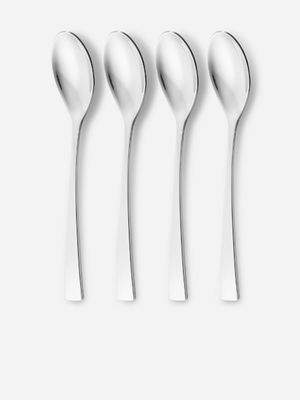 contemp espr spoon hangsell set/4 silver