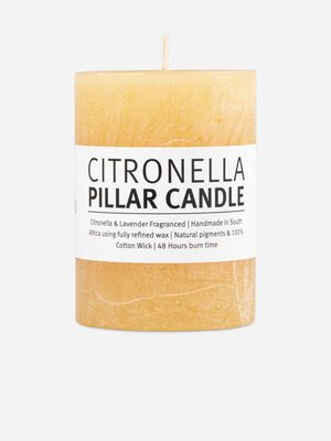 Pillar Candle Citronella 7x10cm