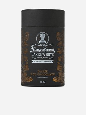 magnificent barista boys dark hot chocolate 500g