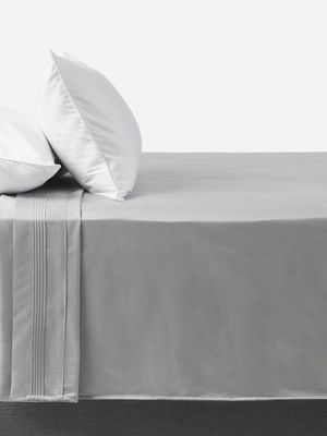 Gold Seal Certified Egyptian Cotton 800 Thread Count Flat Sheet Silver