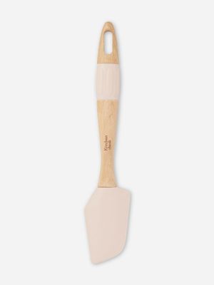 kitchen think B/wood & silicone spatula