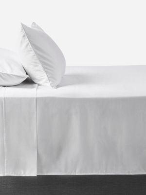 Gold Seal Certified Egyptian Cotton Luxury 600 Thread Count Flat Sheet White