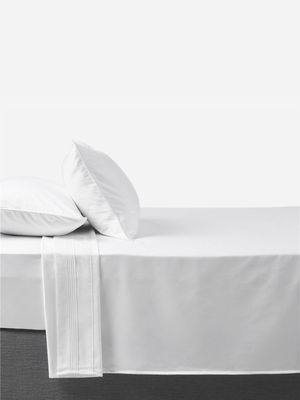 Gold Seal Certified Egyptian Cotton 800 Thread Count Flat Sheet White