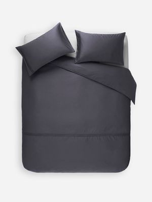 Gold Seal Certified Egyptian Cotton 800 Thread Count Duvet Cover Set Charcoal