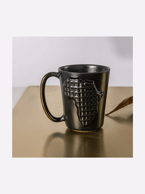 rialheim african mug matt black 10cm