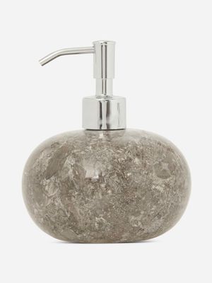 soap dispenser grey marble 7.7x12cm
