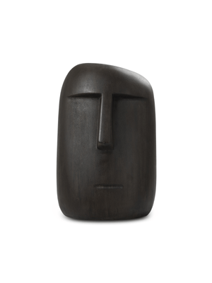 ficonstone moai statue antigue brown medium 30x29x46cm