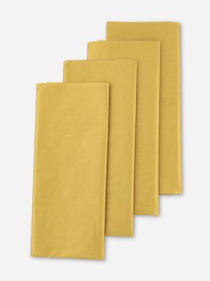 tissue paper metallic gold 4 pack