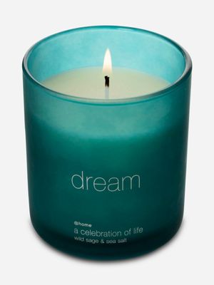 celebration soy candle teal dream 240gm
