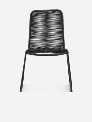 Panama Outdoor Dining Chair Black