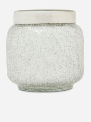Mercury Glass 10cm Jar Candle