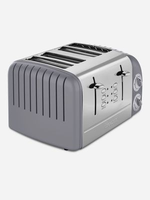 swan toaster 4 slice grey