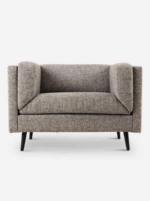 Berlin Coz Grizzle Grey 1-Seater Couch